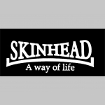 Skinhead a Way of Life čierne trenírky BOXER s tlačeným logom, top kvalita 95%bavlna 5%elastan